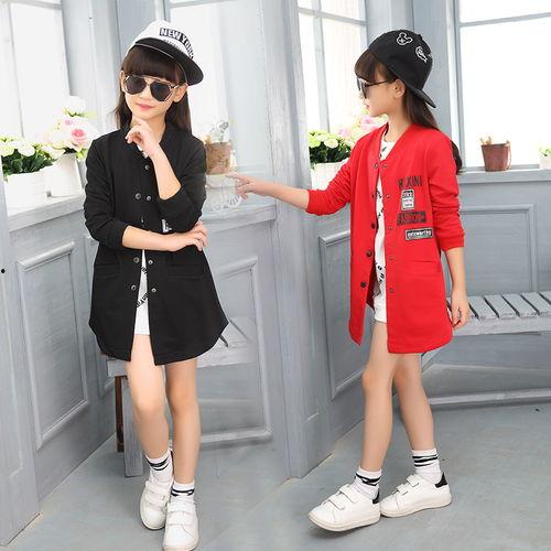 棒球服网红款女童,网红款女童棒球服，时尚运动两不误